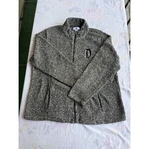 DISNEYLAND WOMENS SHERPA FULL ZIP SWEATER SIZE XL